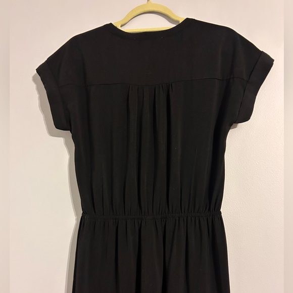 DR2 Black Wide Leg Jumpsuit | Elastic Waist | Size Small | Minimal Chic - Picture 5 of 6